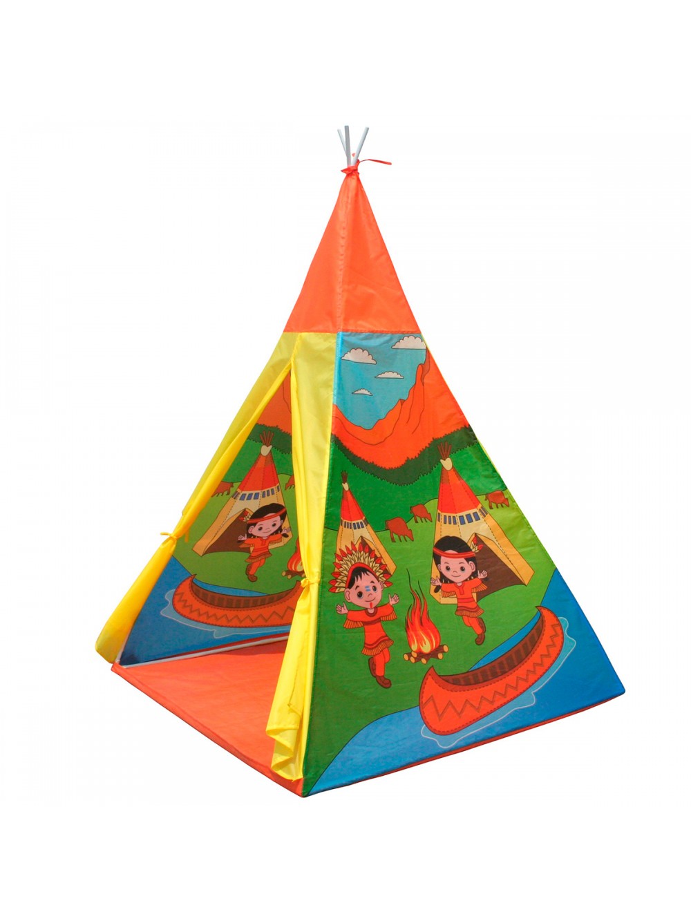 IPLAY Παιδική σκηνή σε σχήμα σπιτάκι - Ινδιάνοι (WIGWAM)