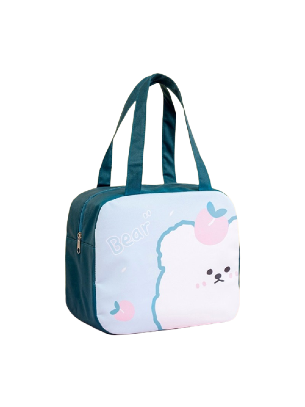 Loco Τσάντα μεταφοράς τροφίμων, θερμός LUNCH BOX Αρκουδάκι σε μπλε χρώμα 24 x 12,5 x 22 εκ