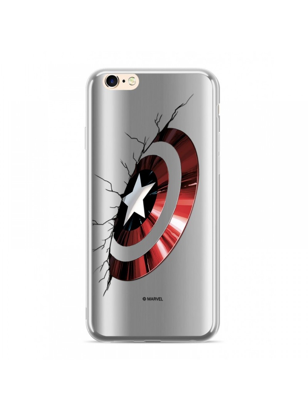 CASE LUXURY CHROME Captain America για HUAWEI P30 Silver