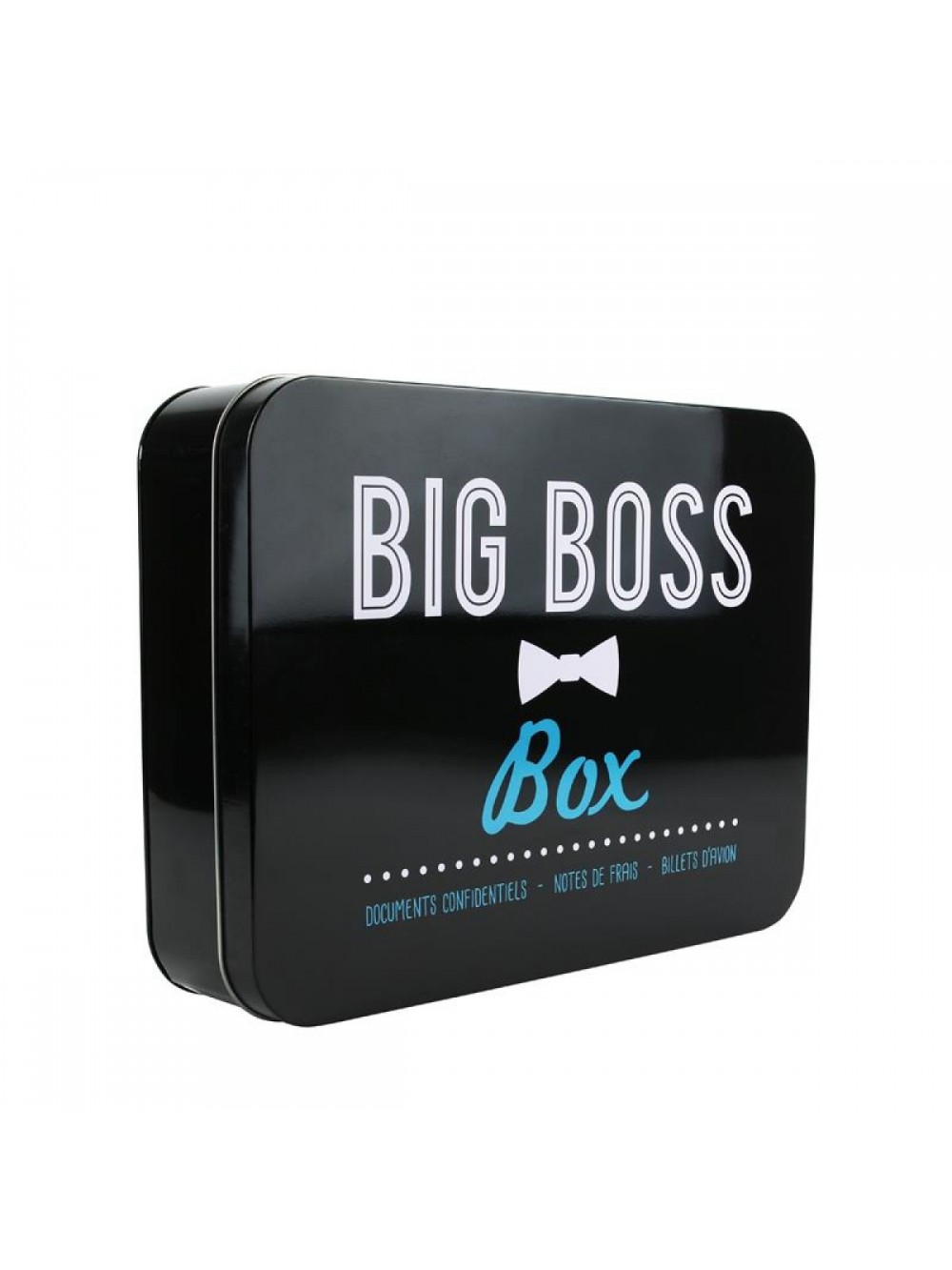 Μεταλλικό κουτί BIG BOSS σε μαύρο χρώμα 7.3x24.3x31.5εκ.