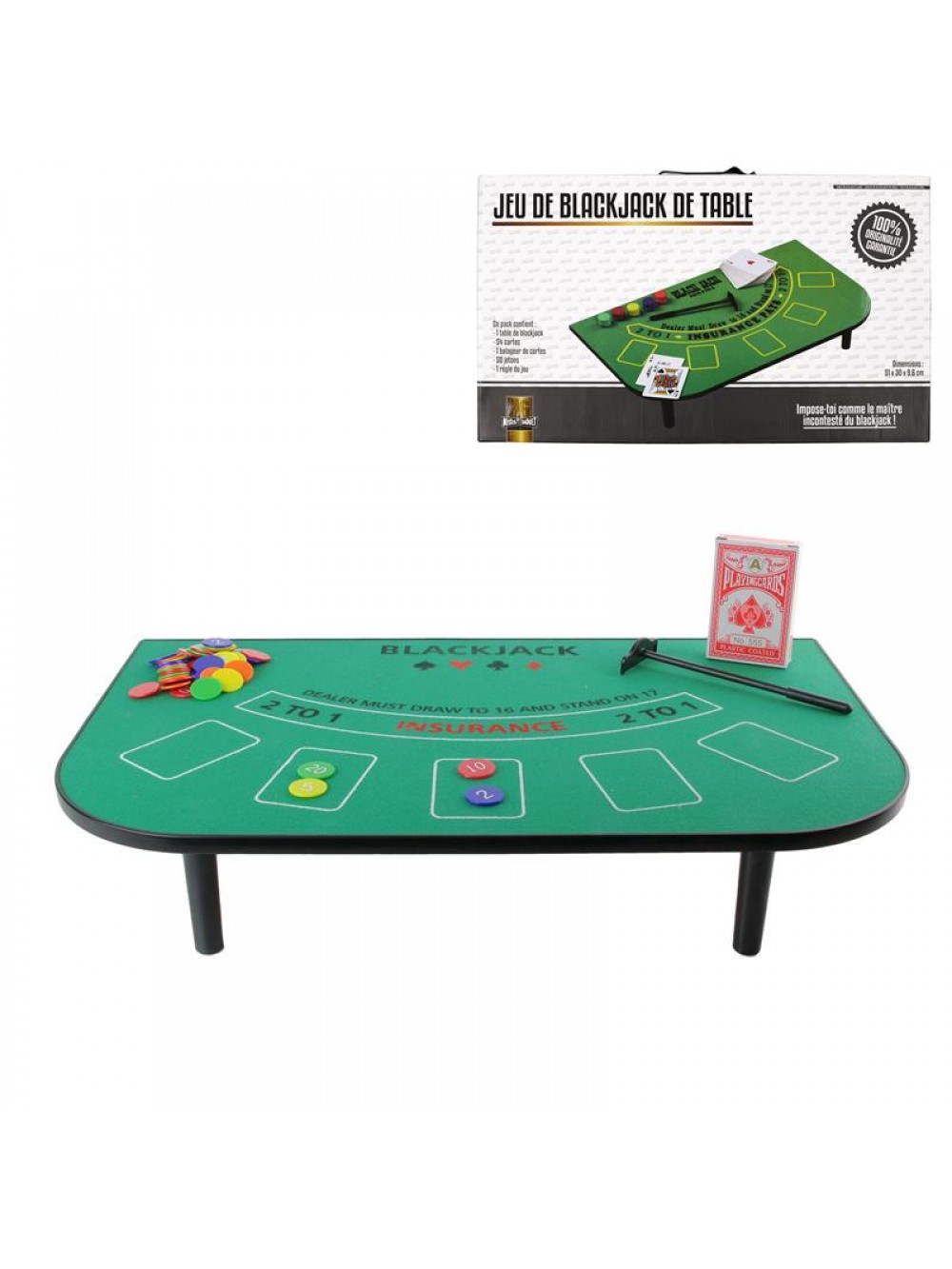 Μικρό επιτραπέζιο τραπέζι για Blackjack