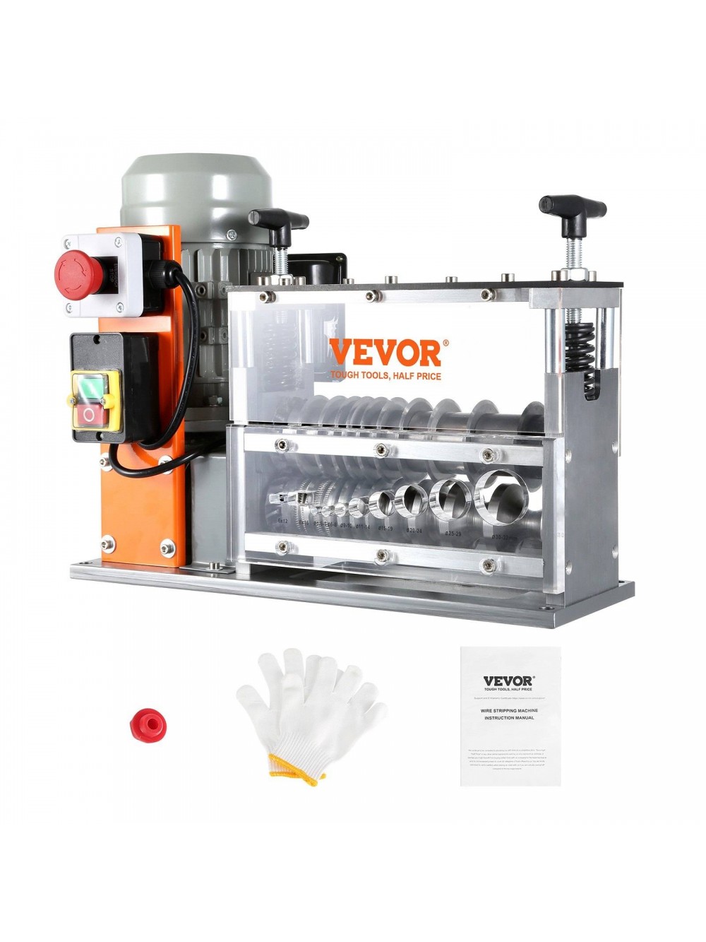 VEVOR Αυτόματη Μηχανή Απογύμνωσης Καλωδίων, 750 W, 10 Κανάλια B750W101538MMFDI9V2