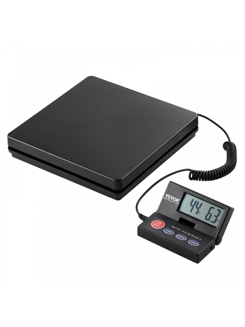 VEVOR Ψηφιακή Ταχυδρομική Ζυγαριά με LCD Οθόνη 10 g-50 Kg FTSYSCYXBDG10LC72V2