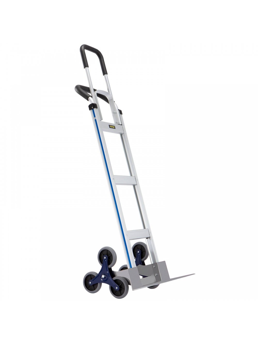 VEVOR Καρότσι Αναρρίχησης Σκαλοπατιών, 550 lbs, Αλουμινίου, με Λαβές & Λάστιχα, Πολυχρηστικό TCSPLCX250KG6MDK3V0