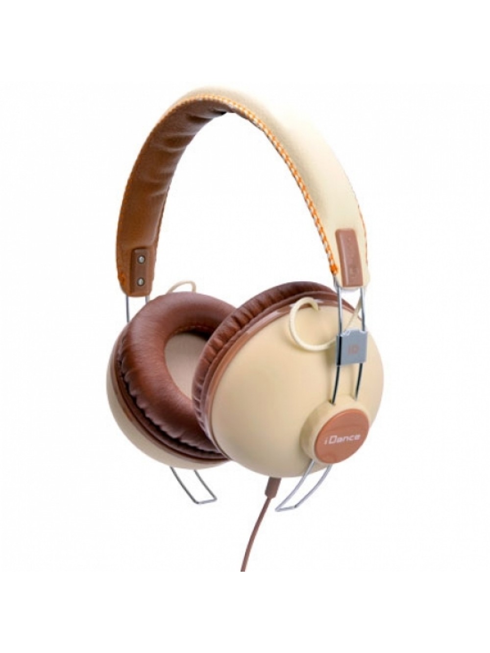iDance HIPSTER 701 lifestyle retro ακουστικά σε καφέ χρώμα