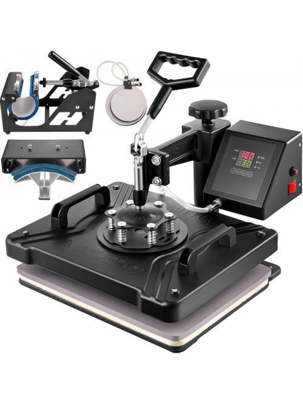 Πολυλειτουργική Θερμοπρέσα Vevor 5 1 Εκτυπώσεις Μπλουζάκια Κούπες Καπέλα Πιάτα FM1151DGNTHJ00001V2