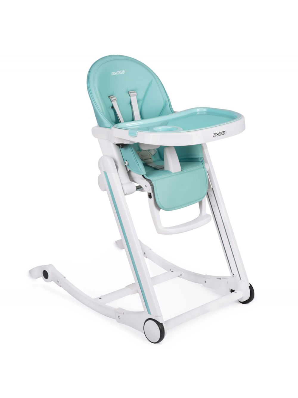 Ricokids Tugo Καρεκλάκι φαγητού με τραπέζι σε γαλάζιο και άσπρο