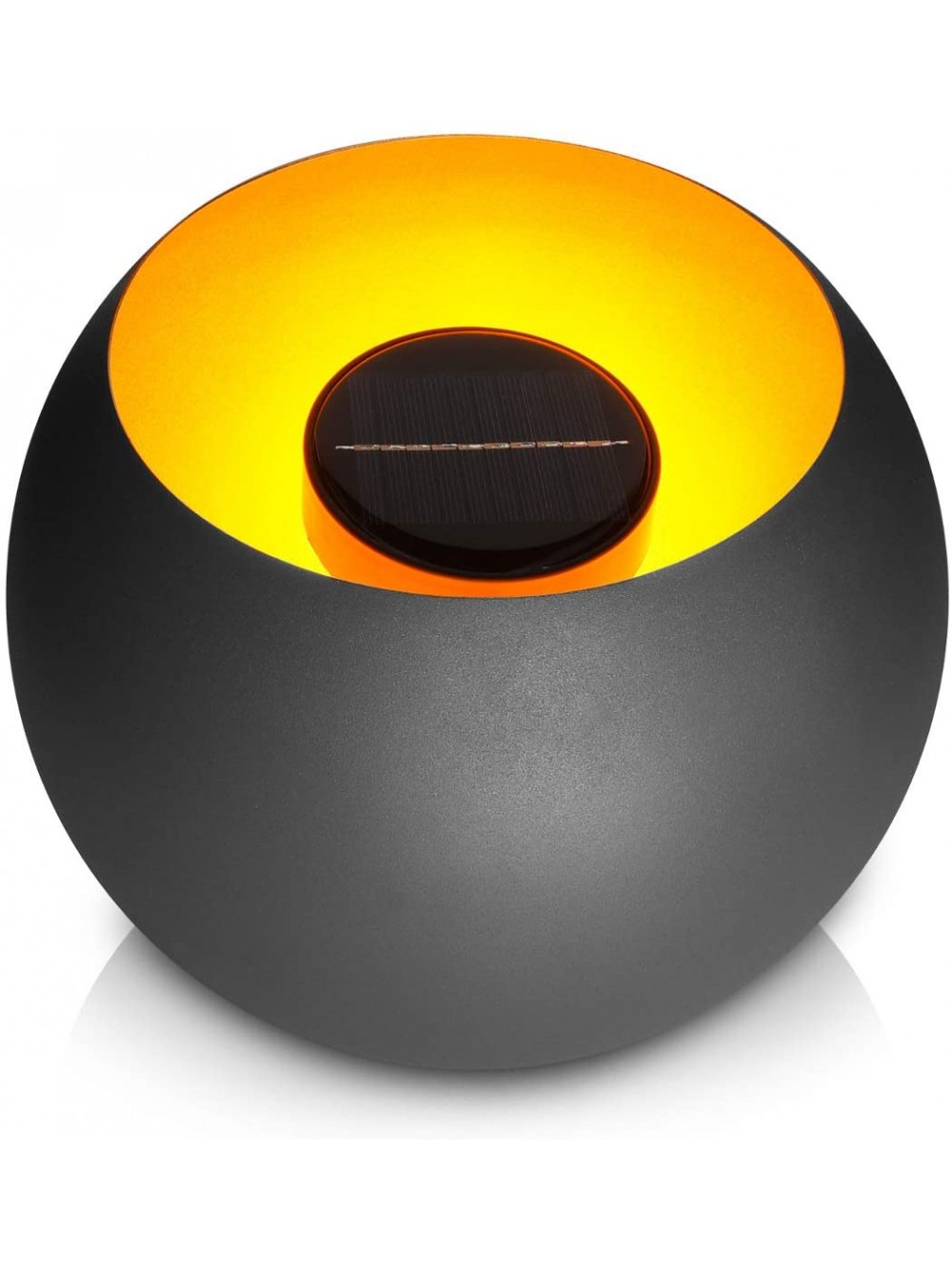 Navaris Fire Ball φωτιζόμενη μπάλα ηλιακής ενέργειας 25x20.5 cm με αυτόματο On/Off αισθητήρα