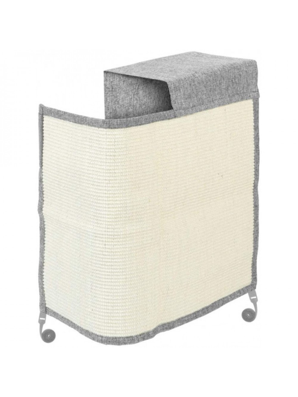 Navaris Scratch Mat for Sofa Προστατευτικό καναπέ για γρατσουνιές γάτας, αριστερού μπράτσου, 50 x 70 cm - ανοιχτό γκρι