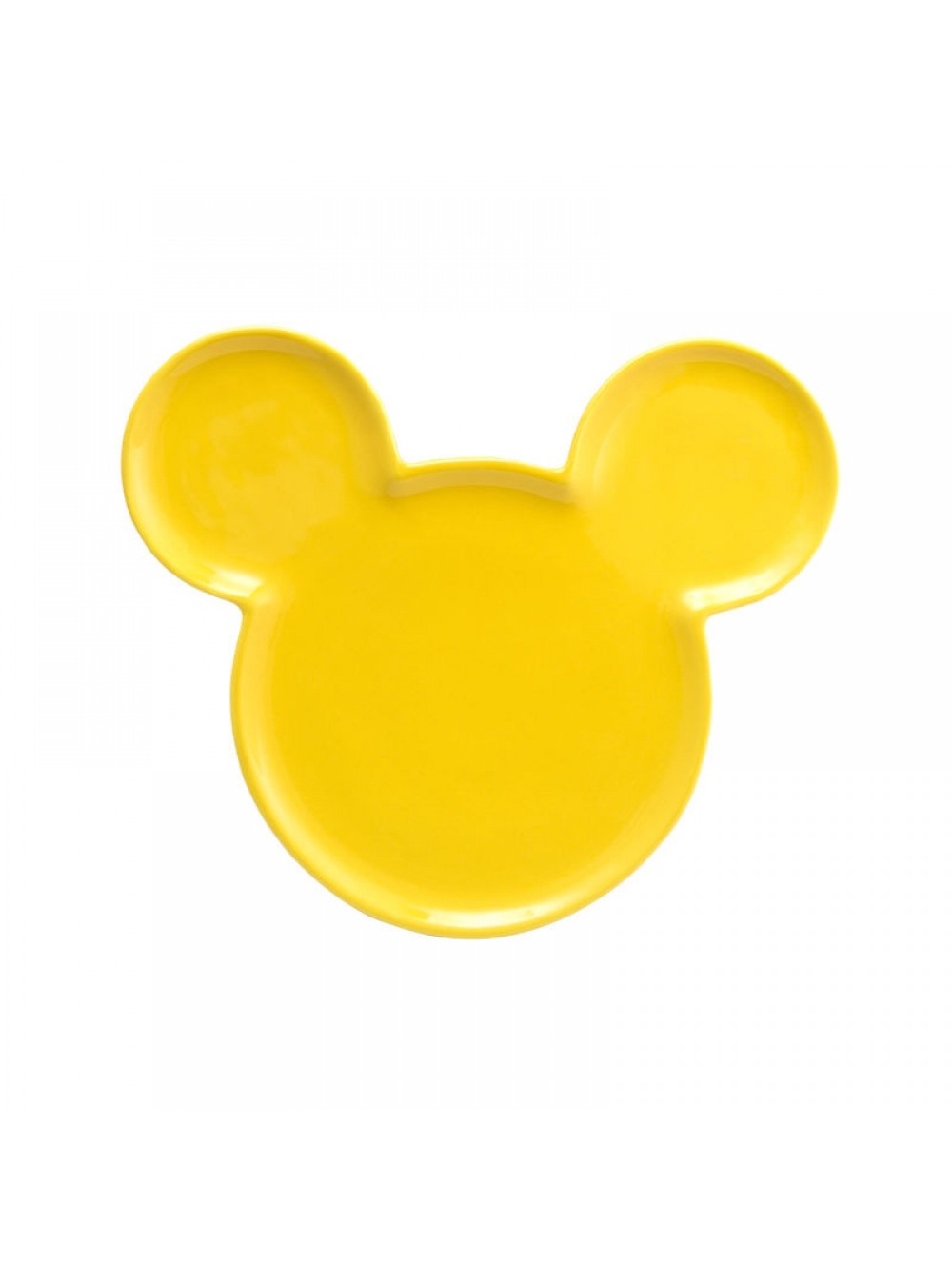 Mickey Εars κεραμικό πιάτο σε κίτρινο χρώμα