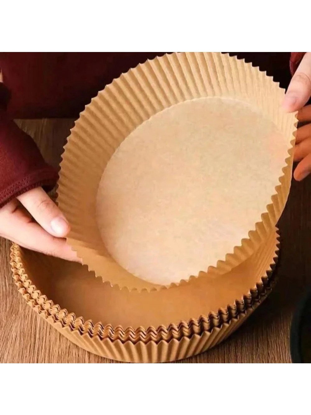 Bellhowell Αντικολλητικό Χαρτί για Air Fryer 100τμχ – Air fryer pad paper