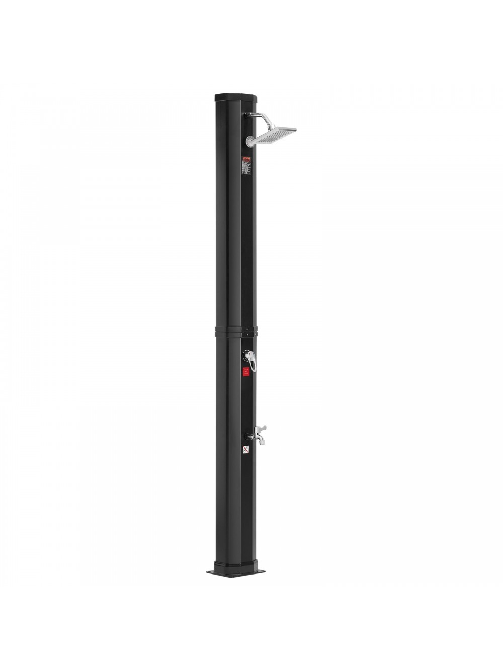 VEVOR Ηλιακό Θερμαινόμενο Ντους Εξωτερικού Χώρου 35 Lt 22 x 18 x 217 cm TYNLYQHSPVCLT705AV0