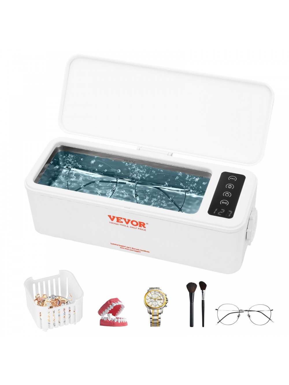 VEVOR Καθαριστής Υπερήχων για κοσμήματα 470 ml JYCSBQXJ35W4BF11TV2