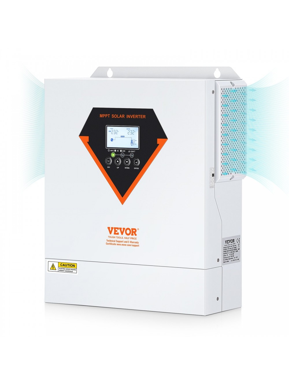 Vevor Υβριδικός Ηλιακός Αντιστροφέας 3500w 230v με ενσωματωμένο ελεγκτή Mppt 60a LWGPNKYTJMPP9F5YKV2