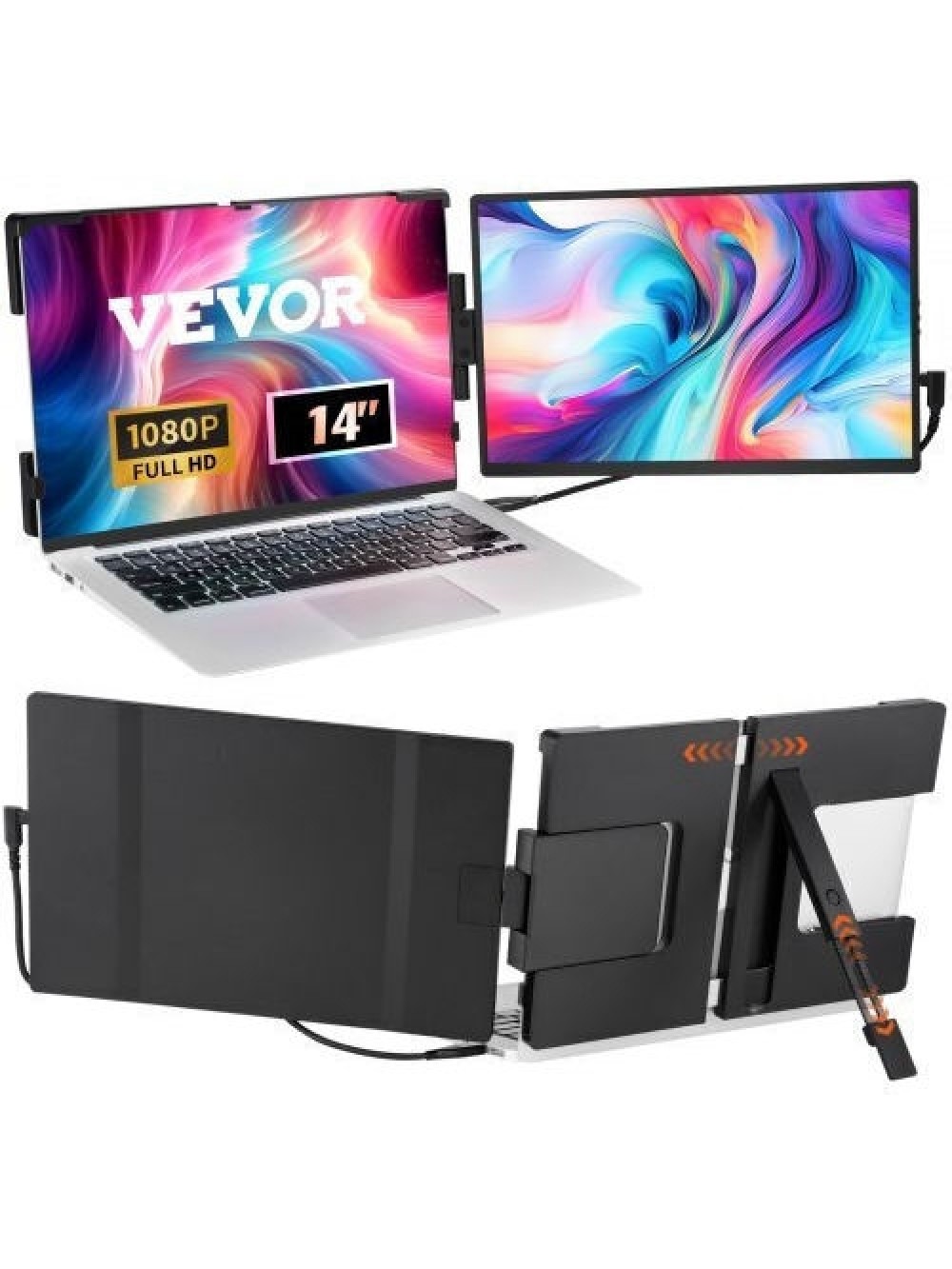 VEVOR Φορητή Οθόνη Επέκτασης Φορητού Υπολογιστή HD 1080P 356mm BXSDNXSQ14YCZA95CV2